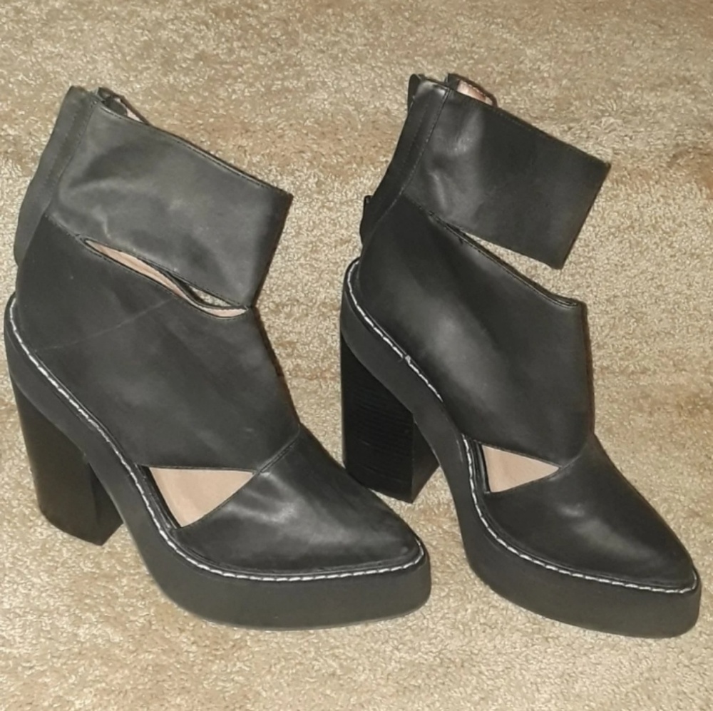 Jeffrey Campbell Feria Feira cutout boots